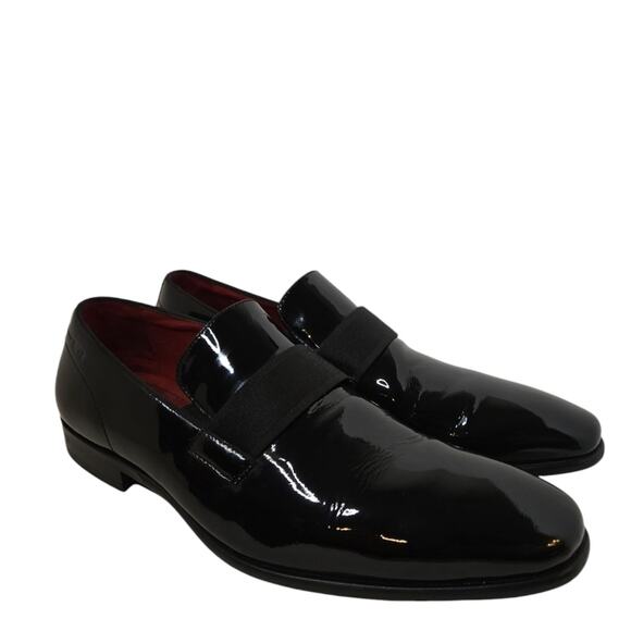 Hugo BossHigline Tuxedo Patent Leather Loafers Size 9 - Picture 5 of 7